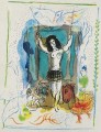 Acrobate à l’Oiseau lithographie contemporaine Marc Chagall